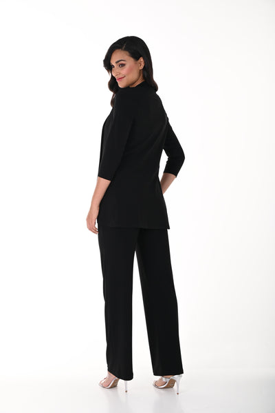 006 Straight Wide Leg Euro-Knit Pant