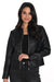 243419U Eco Leather Panel Jacket