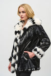 244900 Reversible City Chic Faux Fur Jacket