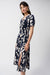 251014 Silky Knit Abstract Print Dress