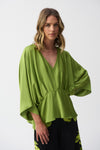 251037 Washer Satin Kimono Top