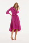 251727 Stretch Taffeta Tie Dress