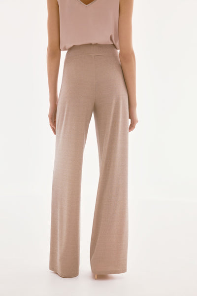 251769 Wide Leg Lurex Evening Pants