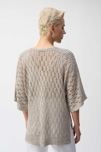 251928 Pointelle Summer Pullover