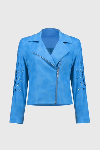 251936 California Eco Suede Biker Jacket