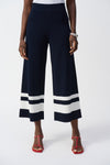 251945 Stripe Hem Knit Culotte