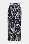 252145 Abstract Print Pull-On Culottes