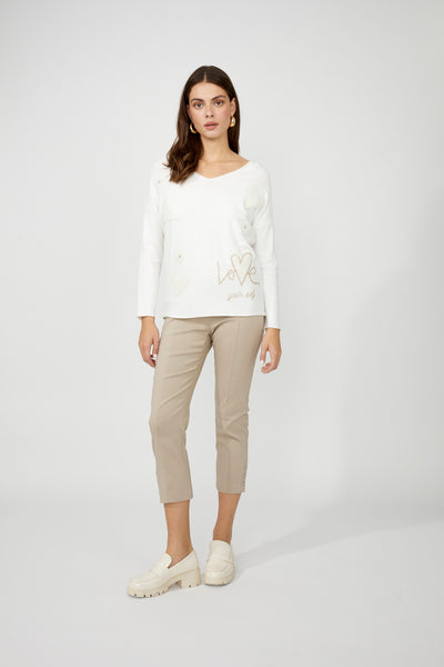 256732U Embellished  Rayon Blend  Sweater