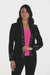 256776U Eyelet Embellished Rayon Ponti Blazer