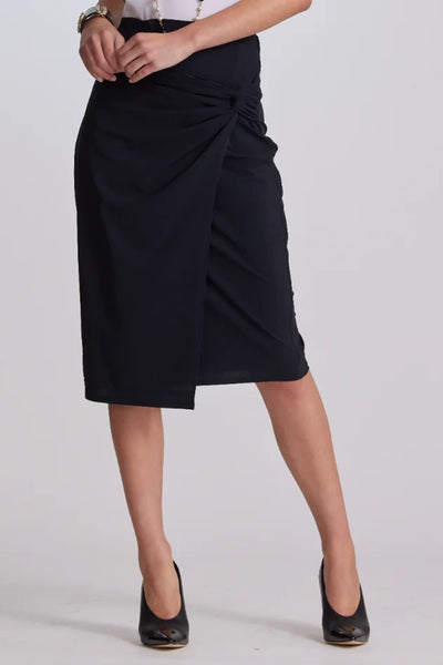 8966M MicroModal Short Wrap Skirt