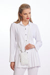 9057 Tucked Waist Microjersey Shirt