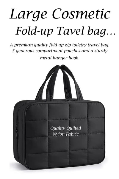 D0027 Premium Fold-up Cosmetic Travel Bag