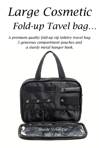 D0027 Premium Fold-up Cosmetic Travel Bag