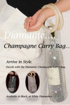 D0001 Diamante Champagne Carry Bag