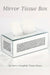 D0010 Mirror & Diamante Tissue Box