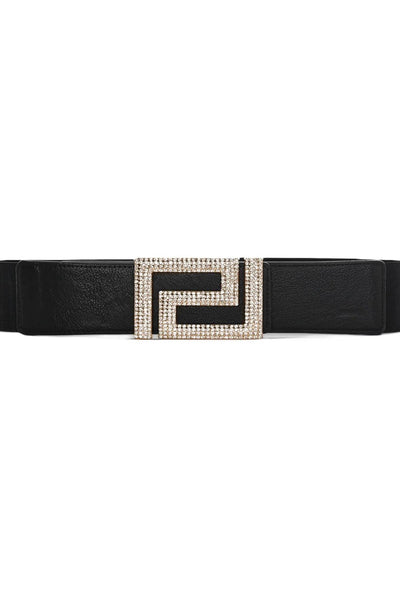 A24401U Diamante Buckle Stretch Belt