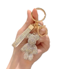 D0004 Teddy Bear Diamante Bag Charm