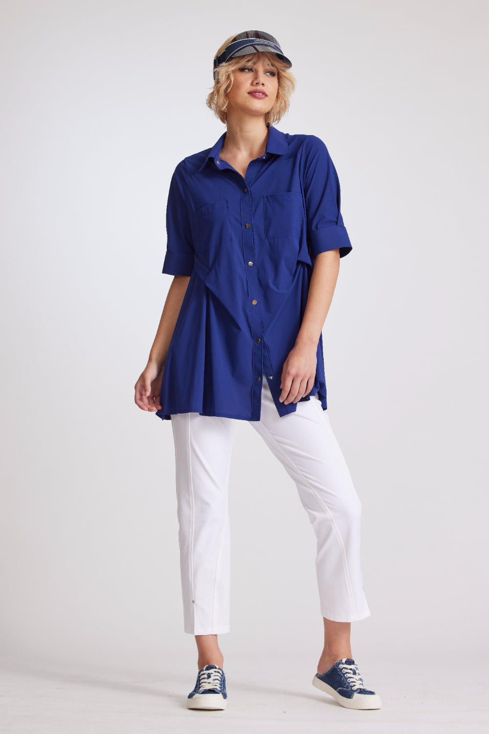 Poplin Tuck Shirt Dress